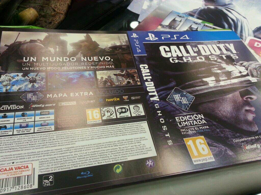 Call of Duty: Ghosts - Replacement PS4 Cover and Case. NO GAME!!