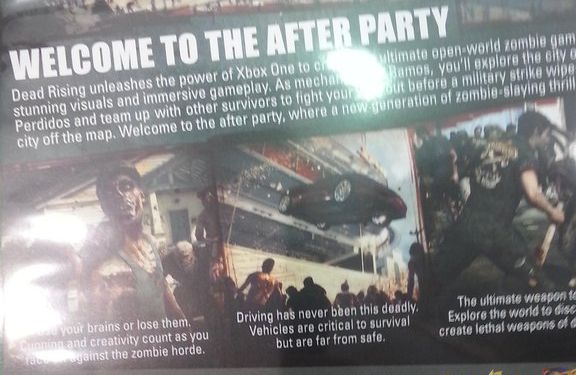Ryse, Dead Rising 3 and Forza 5 back covers leaked. Install Size revealed. DR3 lacks local Co-Op game mode.