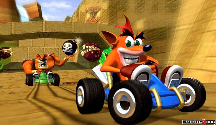 Gameplay from a cancelled Crash Team Racing game (2010)