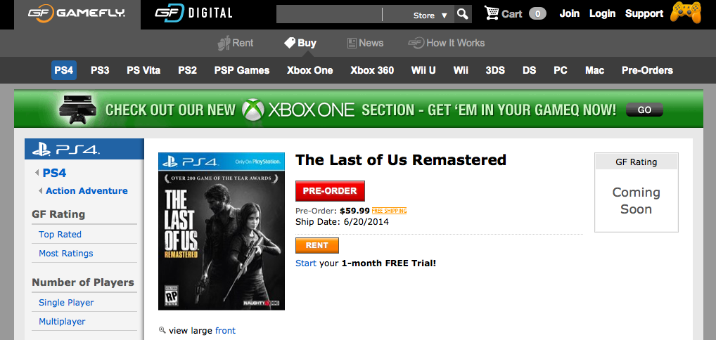 The Last of Us Remastered releases June 20 (according retailers)