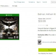 batman arkham knight microsoft store 180x180 Rumor: Batman: Arkham Knight's release date appears on Microsoft Store | VGLeaks 2.0