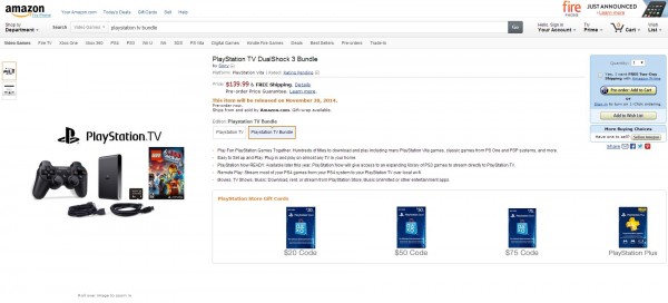 playstation tv 2 600x272 Rumor: Amazon lists PlayStation TV for November | VGLeaks 2.0