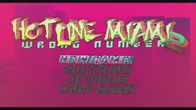 Leaked more than 80 minutes of Hotline Miami 2: Wrong Number