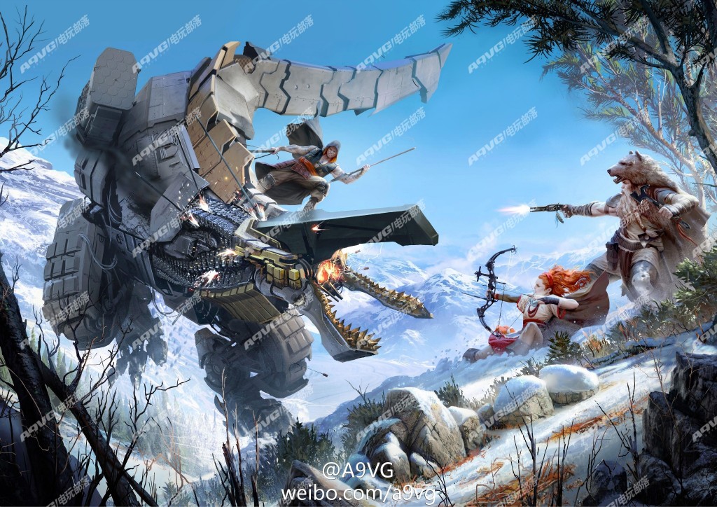 guerrilla horizon 1 1024x724 Leaked possible concept art from "Horizon", Guerrilla's new IP for PS4 | VGLeaks 2.0