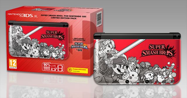 Walmart ad leaks red and blue Super Smash Bros. 3DS XL for North America
