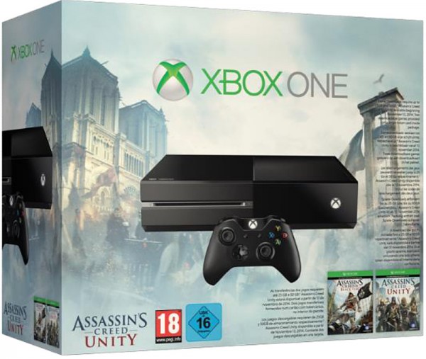 ac unity xbox one bundle 600x507 Assassin's Creed Unity Xbox One bundle leaked: AC IV: Black Flag also included. | VGLeaks 2.0