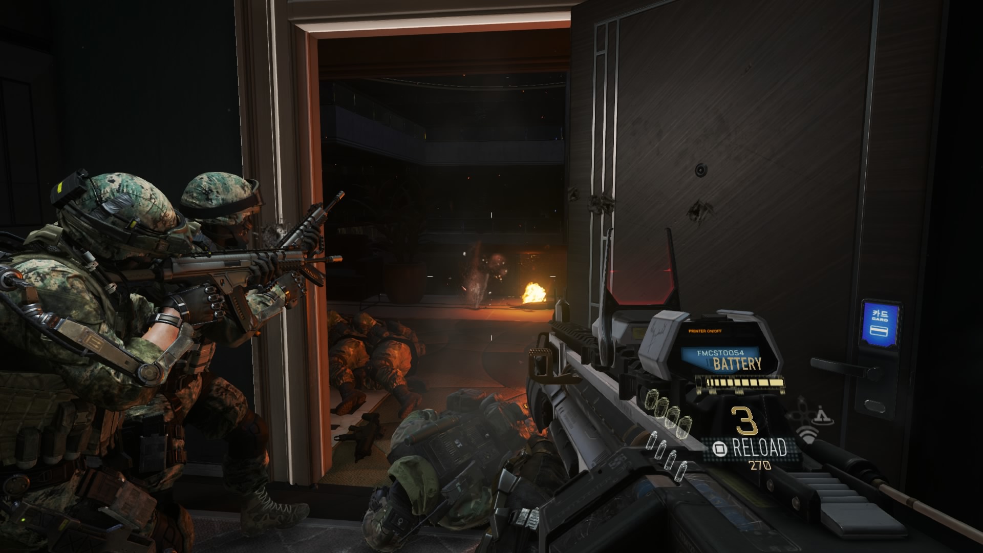 Call of Duty: Advanced Warfare runs at 1080p with medium quality-post AA on PS4