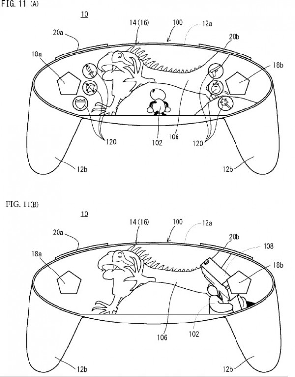 fig 11 600x768 Nintendo patents a free form display in a controller/handheld system | VGLeaks 2.0