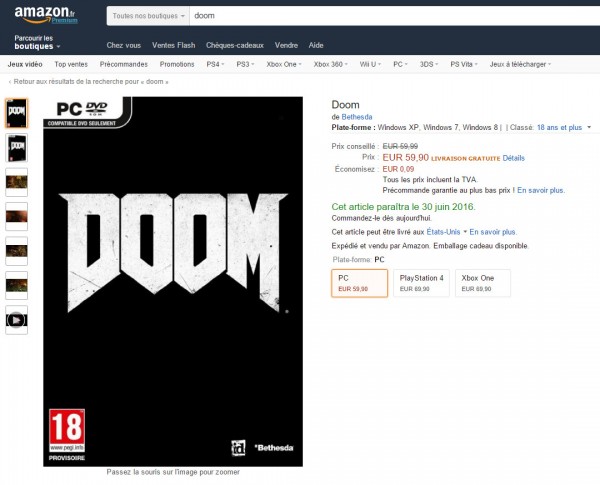 doom 600x485 Possible launch dates: Mafia III (April, 26), Doom (June, 30) and Homefront: The Revolution (May, 17) | VGLeaks 2.0