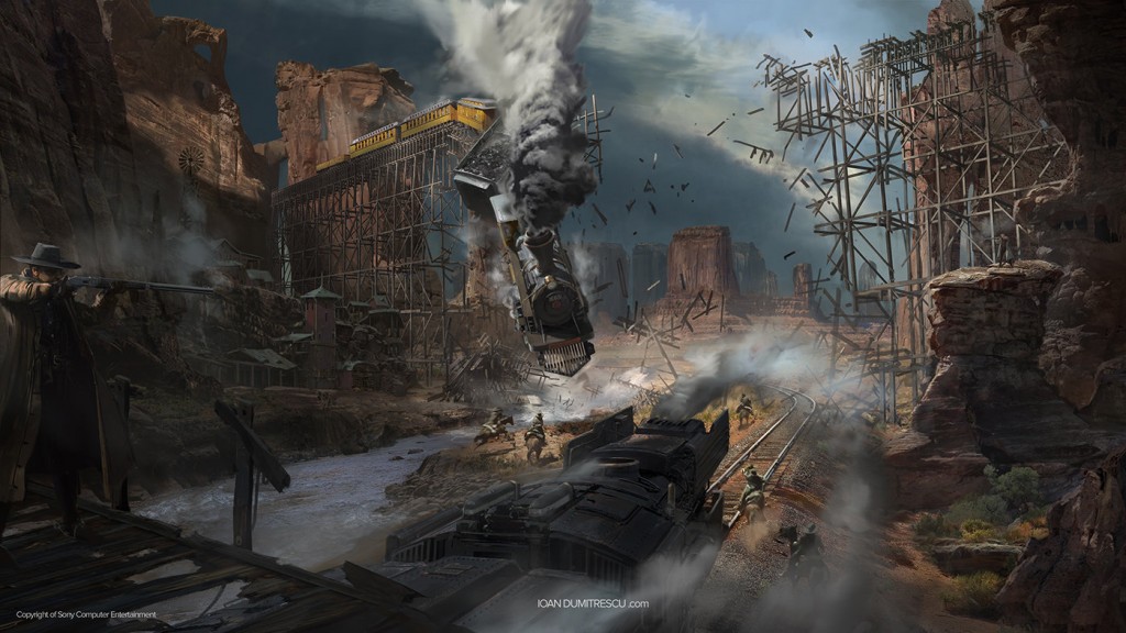 Ioan Dumitrescu Art Train Crash SCE 1024x576 [Rumor] Sony could be developing a western game | VGLeaks 2.0