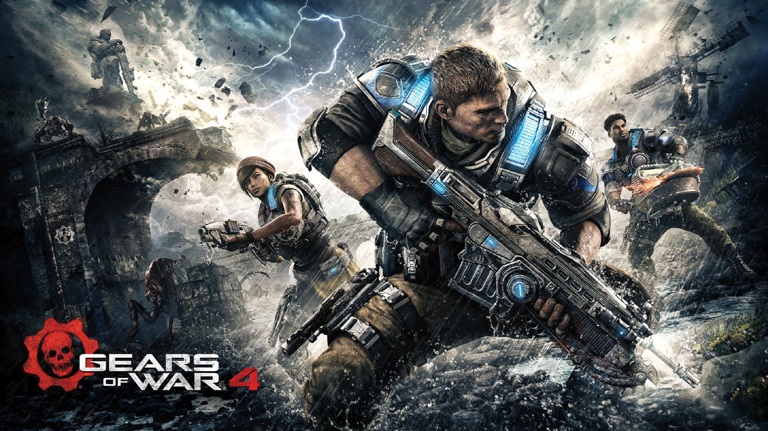 Command your elite squad and destroy aliens with the all-new Gears of War 4
