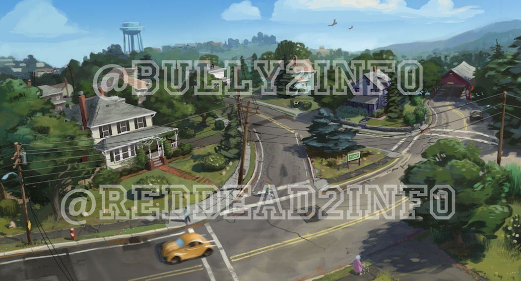 For comparison sake, a crappy picture of GTA V and the recent Bully 2  gameplay leak. : r/bully2