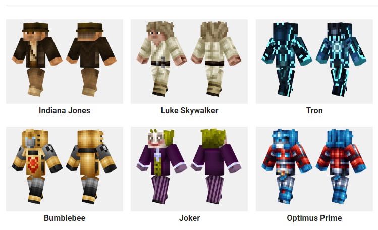 Another Batch Of Minecraft Skins Revealed