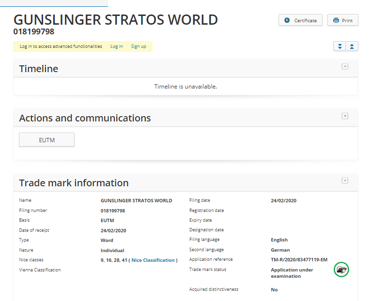 gunslinger stratos world Square Enix trademarks Gunslinger Stratos World | VGLeaks 2.0